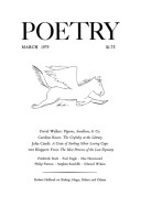 March 1979 Poetry Magazine cover