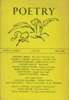 June 1960 Poetry Magazine cover