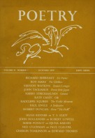 October 1959 Poetry Magazine cover