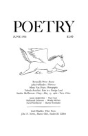 June 1981 Poetry Magazine cover