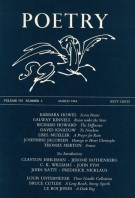 March 1964 Poetry Magazine cover