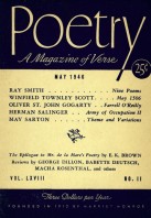 May 1946 Poetry Magazine cover