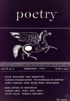 February 1951 Poetry Magazine cover