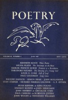 July 1957 Poetry Magazine cover
