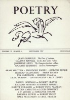 September 1967 Poetry Magazine cover