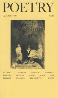 August 1987 Poetry Magazine cover