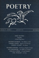 January 1966 Poetry Magazine cover