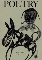 April 1970 Poetry Magazine cover