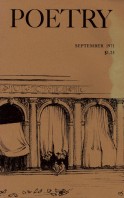 September 1971 Poetry Magazine cover