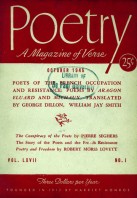 October 1945 Poetry Magazine cover