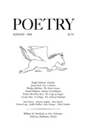 August 1980 Poetry Magazine cover