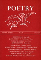May 1957 Poetry Magazine cover