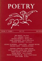 May 1967 Poetry Magazine cover