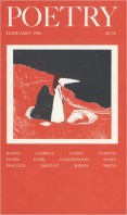 February 1986 Poetry Magazine cover