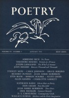 January 1963 Poetry Magazine cover