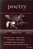 February 1948 Poetry Magazine cover