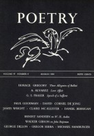March 1961 Poetry Magazine cover