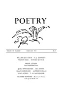 February 1969 Poetry Magazine cover