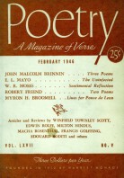 February 1946 Poetry Magazine cover