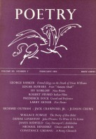 February 1965 Poetry Magazine cover