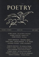 March 1958 Poetry Magazine cover