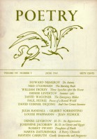 June 1962 Poetry Magazine cover