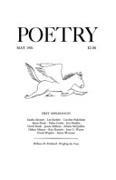 May 1981 Poetry Magazine cover