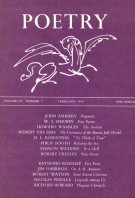 February 1966 Poetry Magazine cover