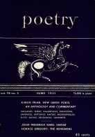 June 1951 Poetry Magazine cover
