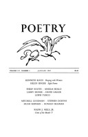 January 1969 Poetry Magazine cover