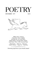 December 1979 Poetry Magazine cover