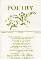 June 1968 Poetry Magazine cover