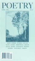 April 1995 Poetry Magazine cover