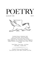 August 1983 Poetry Magazine cover