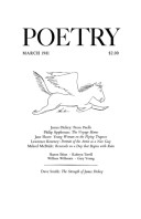 March 1981 Poetry Magazine cover