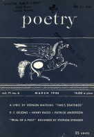March 1948 Poetry Magazine cover