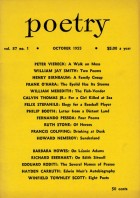 October 1955 Poetry Magazine cover