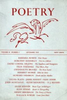 September 1959 Poetry Magazine cover