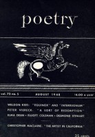 August 1948 Poetry Magazine cover