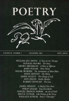 December 1961 Poetry Magazine cover