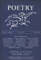 July 1961 Poetry Magazine cover