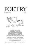 August 1981 Poetry Magazine cover