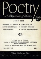 August 1946 Poetry Magazine cover