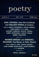 May 1954 Poetry Magazine cover