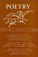 October 1966 Poetry Magazine cover