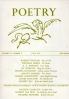 June 1967 Poetry Magazine cover