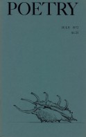 July 1972 Poetry Magazine cover