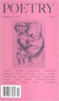 February 1991 Poetry Magazine cover