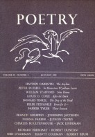 January 1958 Poetry Magazine cover