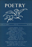 July 1966 Poetry Magazine cover